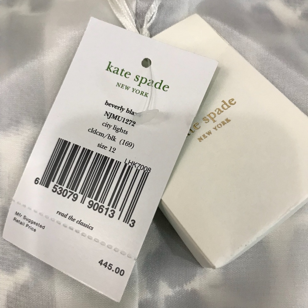Kate Spade Silk Beverly Blazer Jacket Sz 12 - Picture 8 of 8
